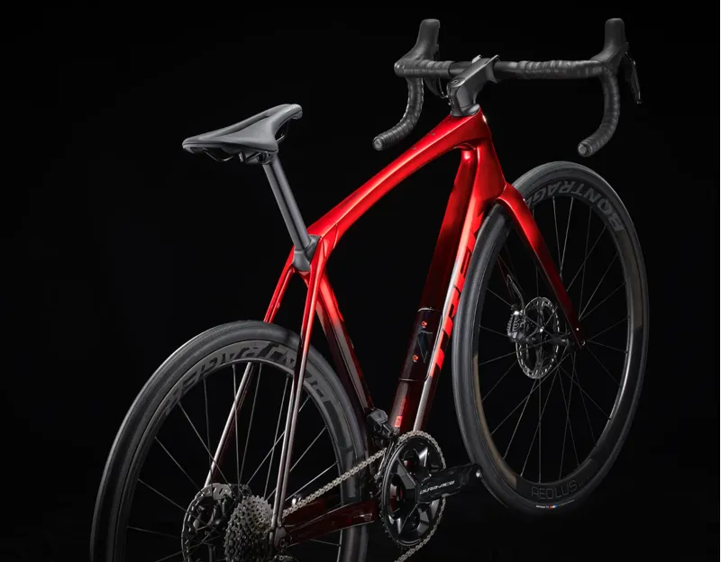 Trek Domane SLR 9 Gen 4 Carbon Road Bike 2025 in Red Carbon Smoke-1